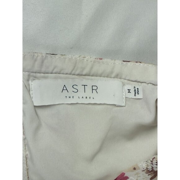 ASTR THE LABEL Dorinne Floral Puff Sleeve Minidress Size M - Picture 6 of 9